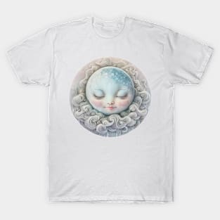 Soft Sleeping Moon T-Shirt